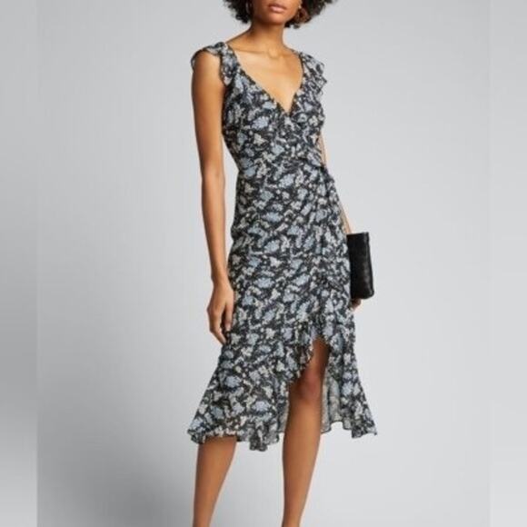 Veronica Beard Amal Floral Dress Size 2 - Picture 1 of 10
